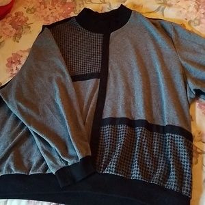 Black and Grey sweater/turtleneck